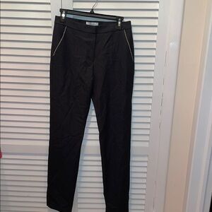 Women’s  dark grey  Dress Pants skinny  euro size 36 (6)silver embellishment
